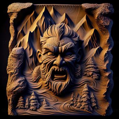 3D модель Игра Far Cry 4 Долина Йети (STL)